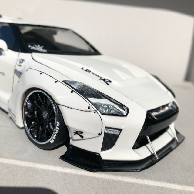 AOSHIMA - 1/24 アオシマ R35 GTR LBワークスの通販 by NOB@(制作依頼 AOSHIMA - 1/24 アオシマ R35 GTR LBワークスの通販 by NOB@(制作依頼