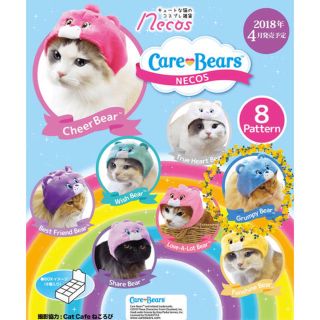 ケアベア(CareBears)のネコス ケアベア   Grumpy Bear ねこのかぶりもの(猫)