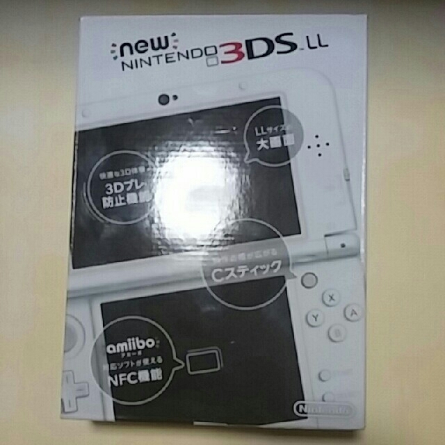 エンタメ/ホビーほぼ新品　new 3DS LL   パールホワイト