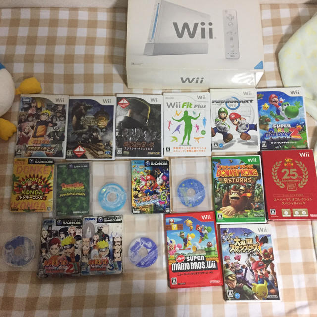 Wii(ウィー)のwii、ゲームキューブ エンタメ/ホビーのテレビゲーム(家庭用ゲーム本体)の商品写真