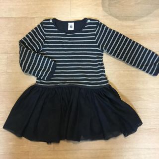 プチバトー(PETIT BATEAU)のプチバトー♡ワンピース24m86㎝(ワンピース)