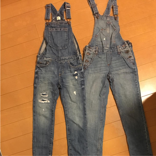 GAP Kids(ギャップキッズ)のオーバーオール 120.130 セット キッズ/ベビー/マタニティのキッズ服男の子用(90cm~)(パンツ/スパッツ)の商品写真