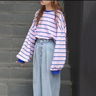 ダブルクローゼット(w closet)のオーバーサイズ カットソー(カットソー(長袖/七分))