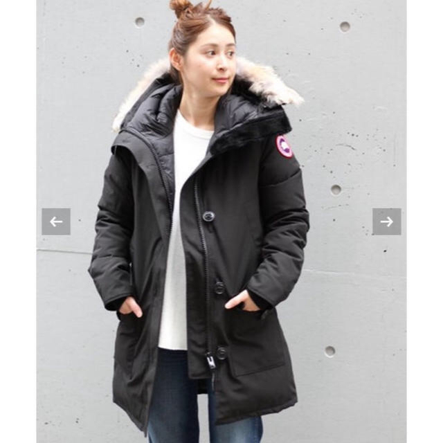 CANADA GOOSE(カナダグース)のカナダグース ブロンテ マッケンジー シェルバーン ブラック Sサイズ レディースのジャケット/アウター(ダウンコート)の商品写真