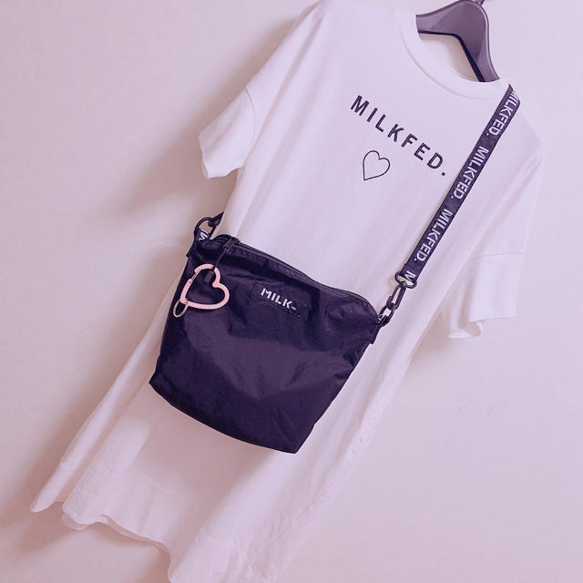 MILKFED.(ミルクフェド)のMILKFED. ミルクフェド ワンピース バッグ カラビナ 3set♡ レディースのワンピース(ひざ丈ワンピース)の商品写真