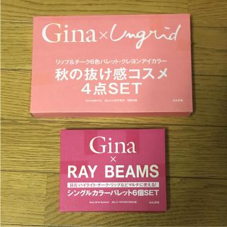 アングリッド(Ungrid)の新品未開封！Gina コスメセット 付録(コフレ/メイクアップセット)