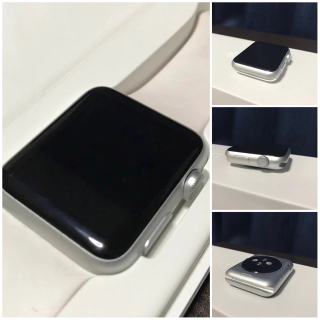 Apple Watch(アップルウォッチ)のApple Watch 42mm ホワイトバンド メンズの時計(腕時計(デジタル))の商品写真