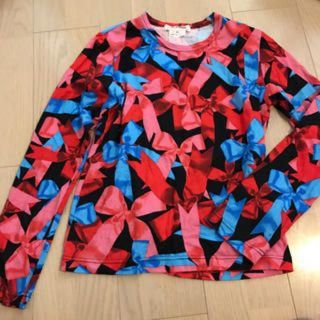 コムデギャルソン(COMME des GARCONS)の♪COMME de GARCONS♪コムデギャルソン リボンTシャツ S ★ (Tシャツ(長袖/七分))