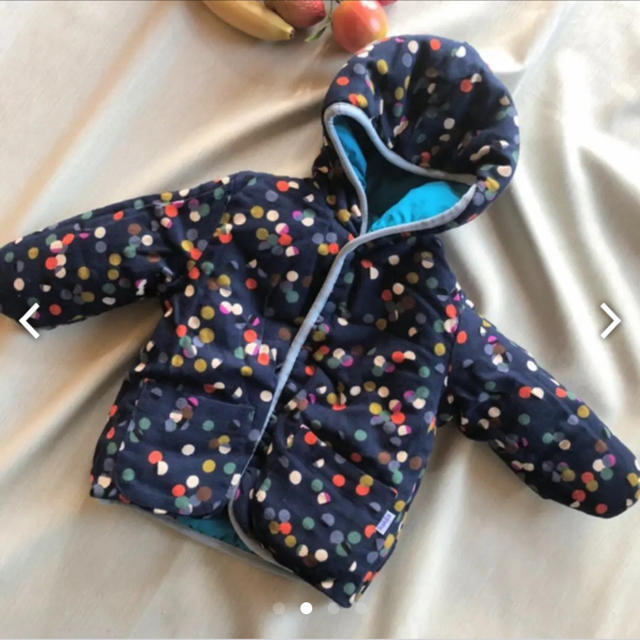 hakka baby(ハッカベビー)のハッカ新品80リバーシブル新素材ジャンバー キッズ/ベビー/マタニティのベビー服(~85cm)(ジャケット/コート)の商品写真