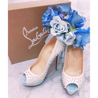 クリスチャンルブタン(Christian Louboutin)のChristian Louboutin Lady peep spikes 150(ハイヒール/パンプス)