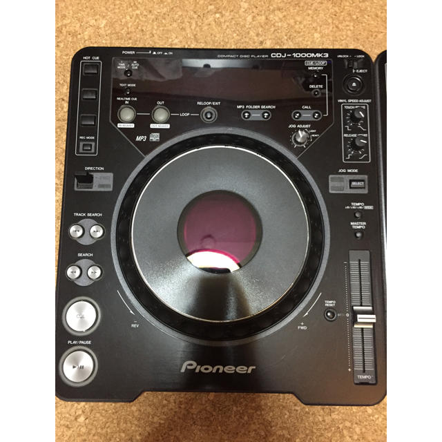 Pioneer(パイオニア)のPioneer CDJ-1000MK3 2台セット 付属品付き 楽器のDJ機器(CDJ)の商品写真