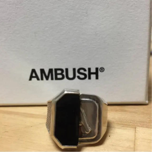 AMBUSH MISFIT STONE RING