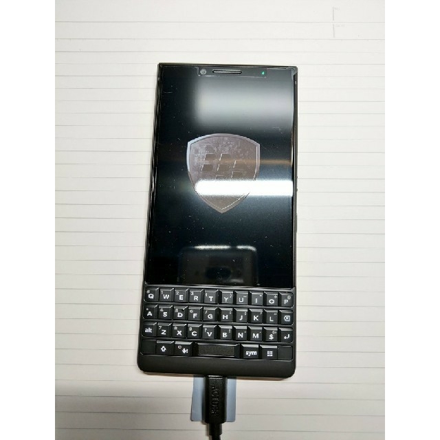 ANDROID(アンドロイド)の（極美品）国内版SIMフリー BlackBerry KEY2 128GB スマホ/家電/カメラのスマートフォン/携帯電話(スマートフォン本体)の商品写真