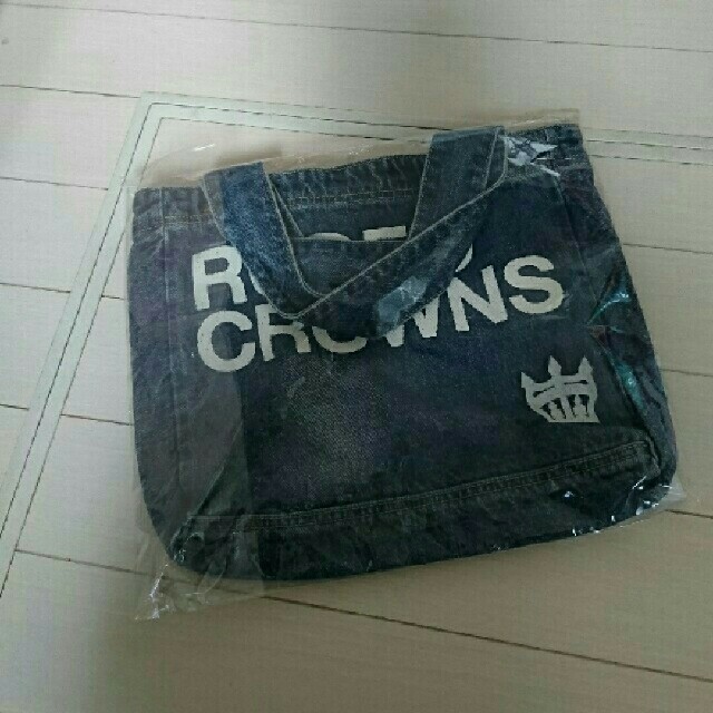 RODEO CROWNS(ロデオクラウンズ)の👑RODEO CROWNS👑バンダナ付デニムトート♥USED→美品✨ レディースのバッグ(トートバッグ)の商品写真