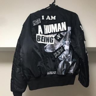 MA-1 韓国ブランド i am not human being