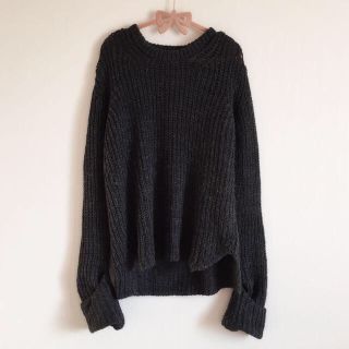 ザラ(ZARA)のZARA ざっくりニット グレー(ニット/セーター)