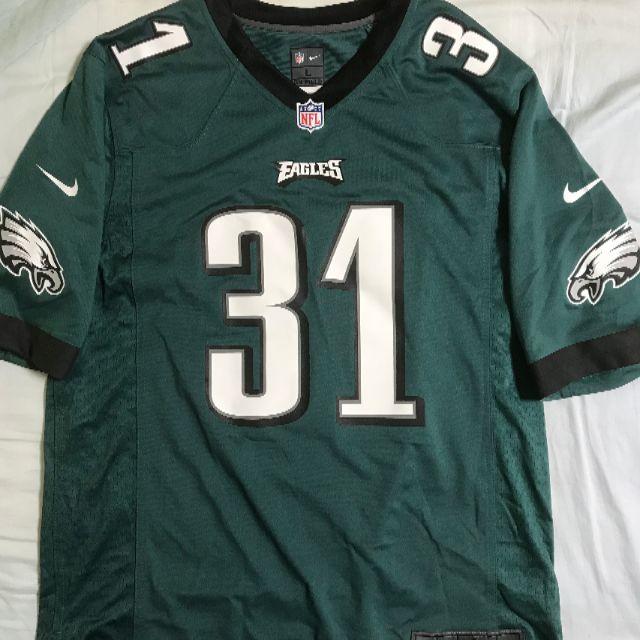 NIKE(ナイキ)のPhiladelphia Eagles Game Jersey (size L) スポーツ/アウトドアのスポーツ/アウトドア その他(アメリカンフットボール)の商品写真