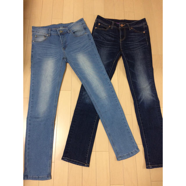 しまむら(シマムラ)のジーンズ 2枚セット レディースのパンツ(デニム/ジーンズ)の商品写真