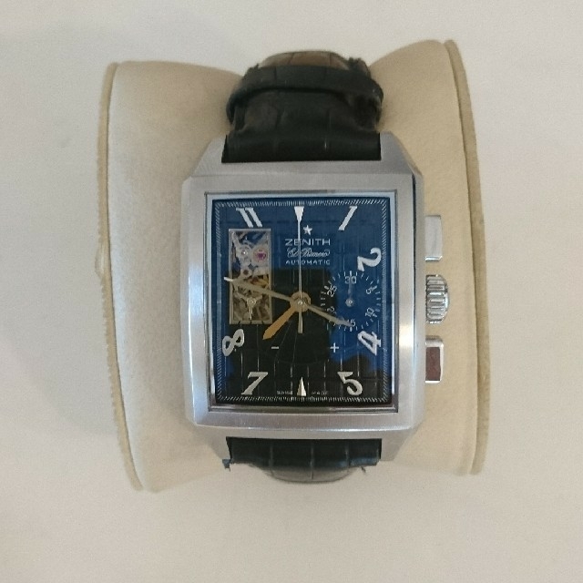 ZENITH(ゼニス)のZENITH  ポートロワイヤルオープン  黒  平行輸入品 メンズの時計(腕時計(アナログ))の商品写真