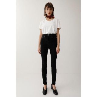 マウジー(moussy)のmoussy HW Rebirth L／BLACK SKINNY(デニム/ジーンズ)