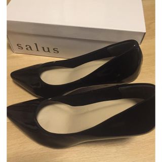 サルース(salus)のサルース パンプス 黒(ハイヒール/パンプス)