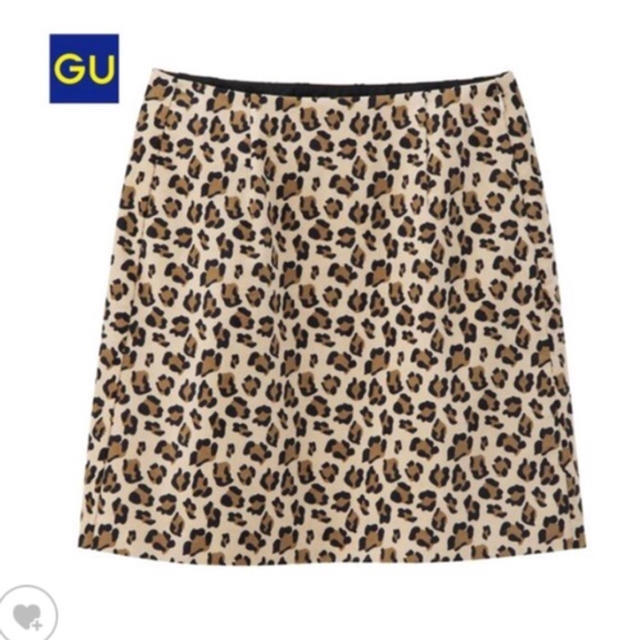 GU(ジーユー)の新品！レオパード スカート Sサイズ レディースのスカート(ミニスカート)の商品写真