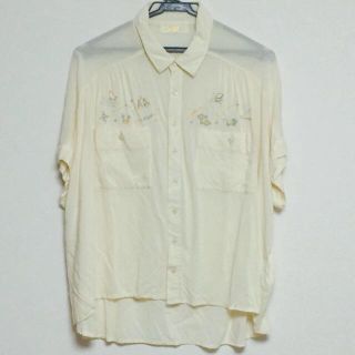 ダブルクローゼット(w closet)の新品 wcloset マリン刺繍シャツ(Tシャツ(半袖/袖なし))