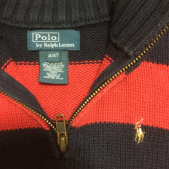 POLO RALPH LAUREN(ポロラルフローレン)のポロ ラルフローレン セーター 110 キッズ/ベビー/マタニティのキッズ服男の子用(90cm~)(Tシャツ/カットソー)の商品写真