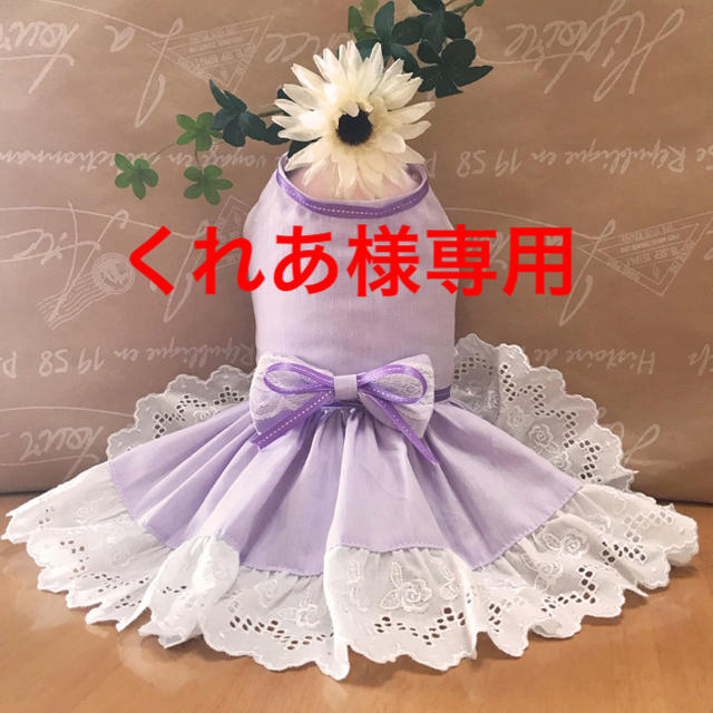 くれあ様専用ワンピース５着 ハンドメイドのペット(ペット服/アクセサリー)の商品写真