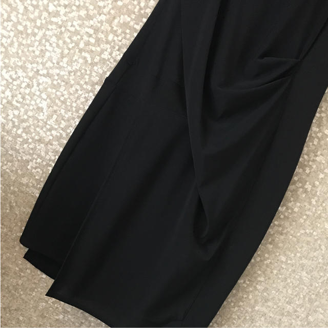 HELMUT LANG(ヘルムートラング)のヘルムートラング ノースリーブ ワンピ ブラックドレス レディースのフォーマル/ドレス(ミニドレス)の商品写真