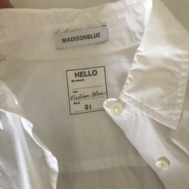 MADISONBLUE(マディソンブルー)のマディソンブルー J BRADLEY CUFF SHIRT　カフスシャツ レディースのトップス(シャツ/ブラウス(長袖/七分))の商品写真