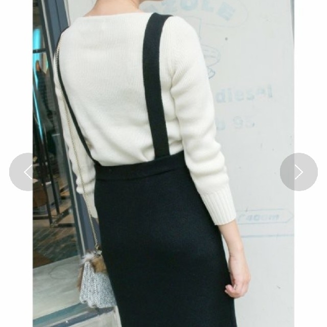 *IENA SLOBE イエナ リブプルオーバー×ジャンスカ ニットセットアップ