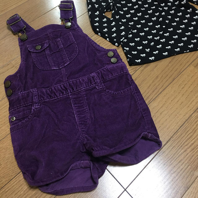 GAP Kids(ギャップキッズ)のオーバーオール 長袖 キッズ/ベビー/マタニティのベビー服(~85cm)(パンツ)の商品写真