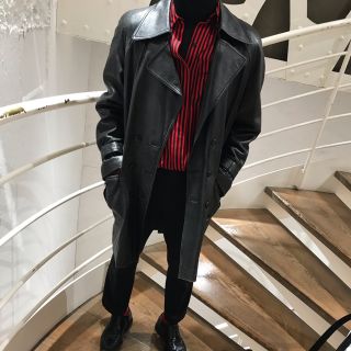 pierre cardin - レザーコートの通販 by RYO's shop|ピエールカルダン