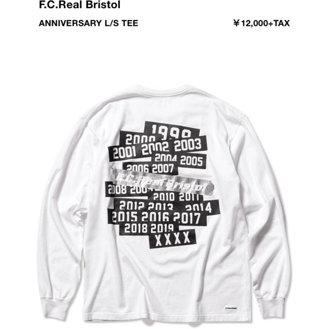 F.C.R.B.(エフシーアールビー)のFCRB 18AW ANNIVERSARY L/S TEE Mサイズ メンズのトップス(Tシャツ/カットソー(七分/長袖))の商品写真