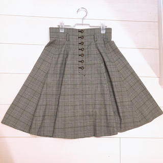 エフデ(ef-de)のざっくぅ様専用 一度着用 エフデ  チェック スカート サイズ7(ひざ丈スカート)