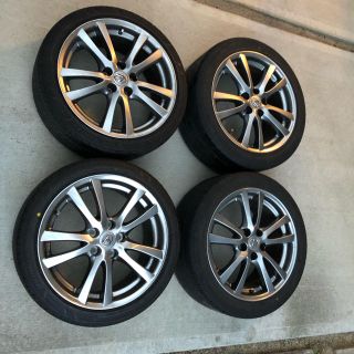 ブリヂストン(BRIDGESTONE)のlexus is 純正タイヤホイールセット PCD114.3(タイヤ・ホイールセット)