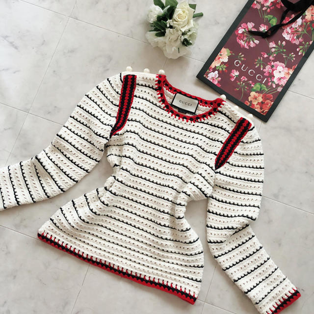 Gucci - GUCCI♡パールニットの通販 by cocoCHANELcoco|グッチならラクマ Gucci - GUCCI♡パールニットの通販 by cocoCHANELcoco|グッチならラクマ