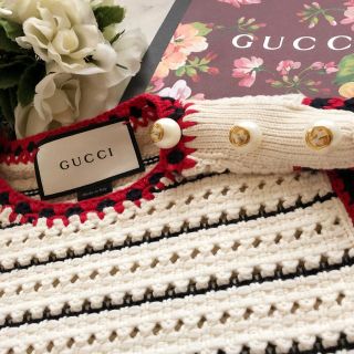 グッチ(Gucci)のGUCCI♡パールニット(ニット/セーター)