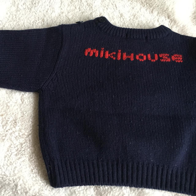 mikihouse(ミキハウス)のミキハウス セーター くま 80  キッズ/ベビー/マタニティのベビー服(~85cm)(ニット/セーター)の商品写真