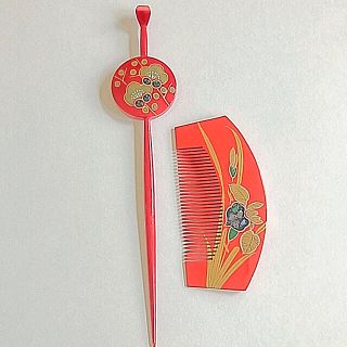 ミツコシ(三越)の＊かんざしセット ／ 日本橋三越購入(和装小物)