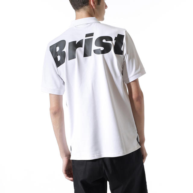 F.C.R.B.(エフシーアールビー)のF.C.Real Bristol  BIG LOGO POLO White メンズのトップス(Tシャツ/カットソー(半袖/袖なし))の商品写真