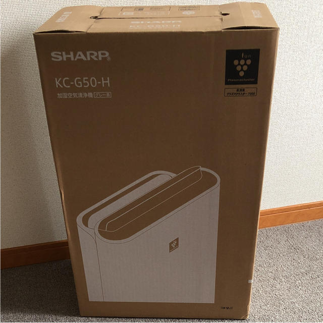 SHARP 加湿空気清浄機 KC-G50-H (グレー系)