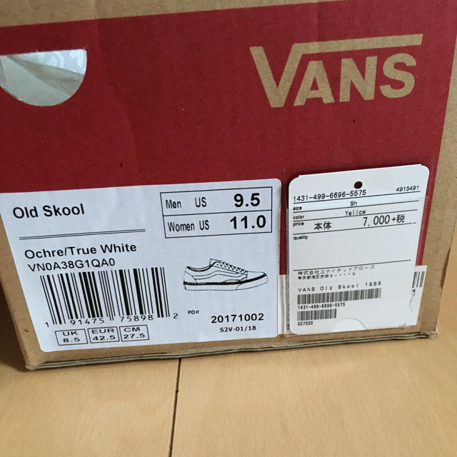 BEAUTY&YOUTH UNITED ARROWS(ビューティアンドユースユナイテッドアローズ)のVANS Old School イエロー メンズの靴/シューズ(スニーカー)の商品写真