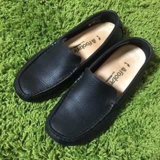 ビルケンシュトック(BIRKENSTOCK)のビルケンシュトック ローファー 黒38 24.5(ローファー/革靴)