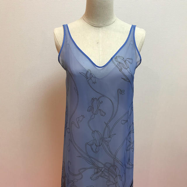 BODY DRESSING ペチコート付 ワンピース(used・美品)ブルー・M