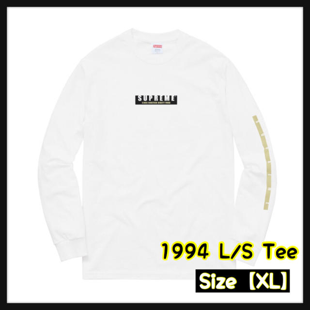 超爆安  Supreme - Tee L/S 1994 【XL】 Tシャツ/カットソー(七分/長袖)