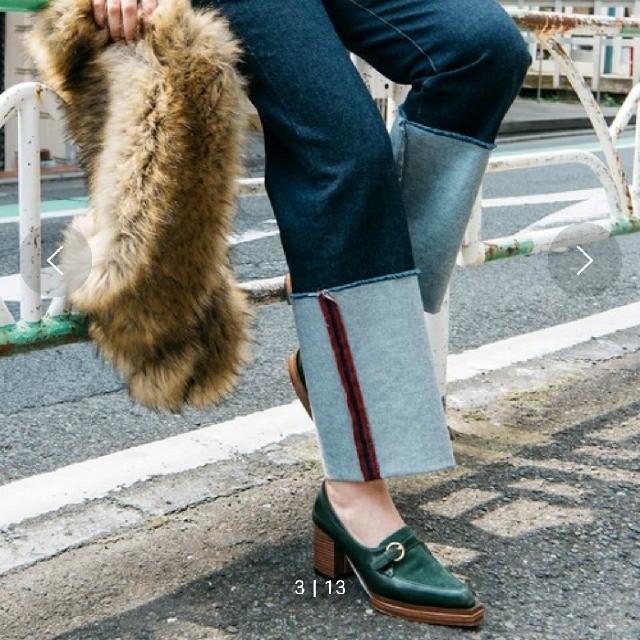 Ameri VINTAGE(アメリヴィンテージ)のSQUARE TOE LOAFER レディースの靴/シューズ(ローファー/革靴)の商品写真