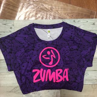 ズンバ(Zumba)の★専用★ズンバ クロップド トップス★ダンス(Tシャツ(半袖/袖なし))