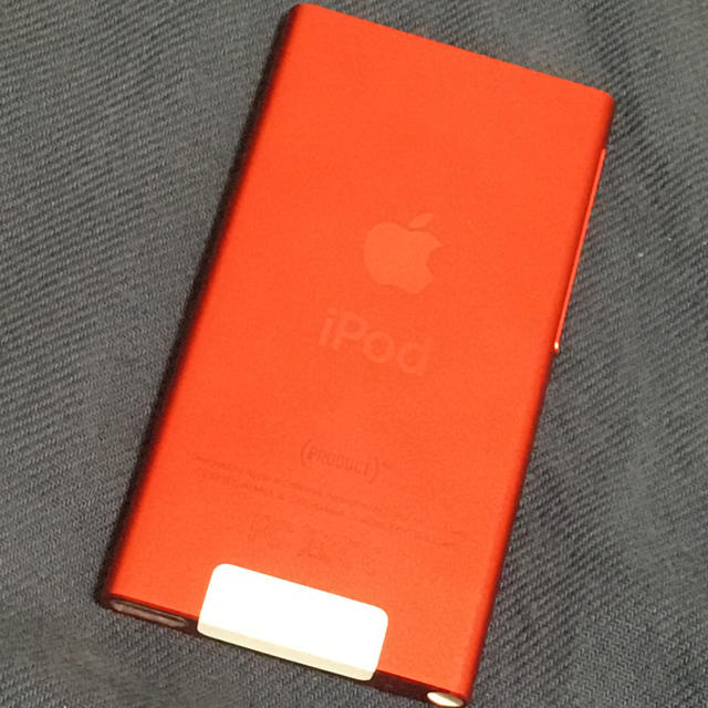 Apple(アップル)のiPod nano (PRODUCT)RED ☆限定☆ スマホ/家電/カメラのオーディオ機器(ポータブルプレーヤー)の商品写真